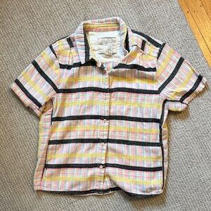 Ace & Jig Multicolor Striped Women’s Button Down Shirt